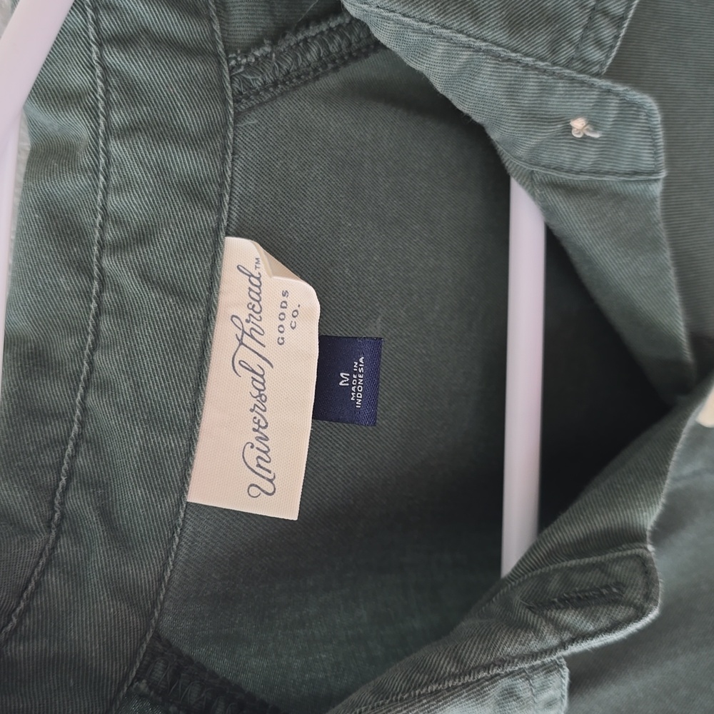 Universal Thread Green Button Down Long Sleeve Sh… - image 2